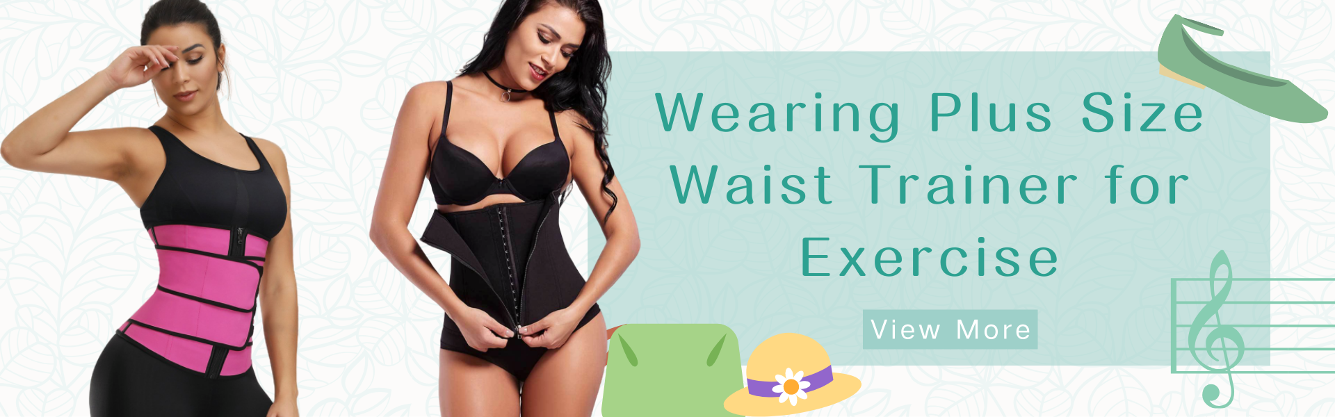 Wearing Plus Size Waist Trainer for Exercise