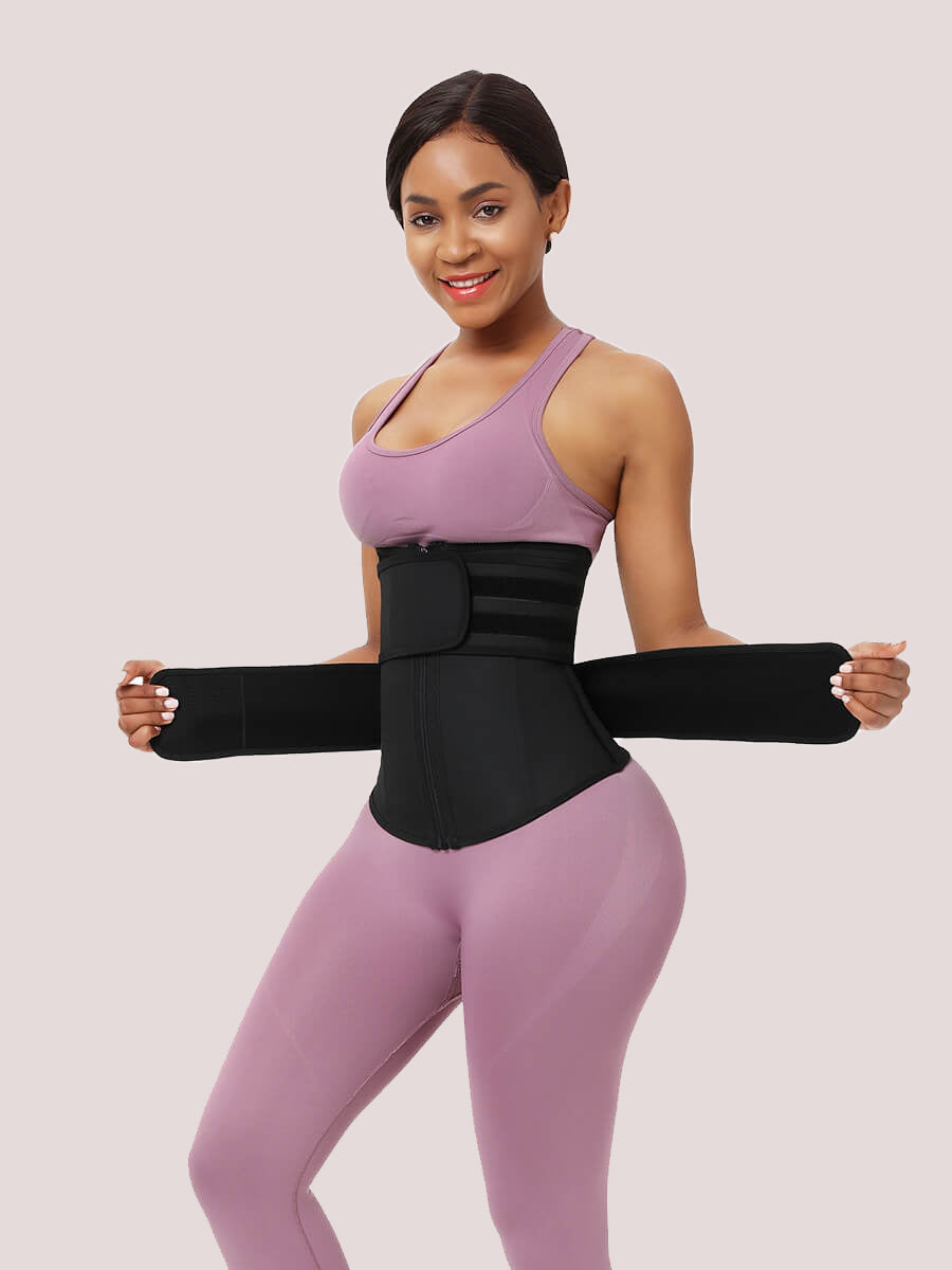 Plus Size Waist Trainer for Women Lower Belly Fat Workout Corset Waist Trainer for Long Torso